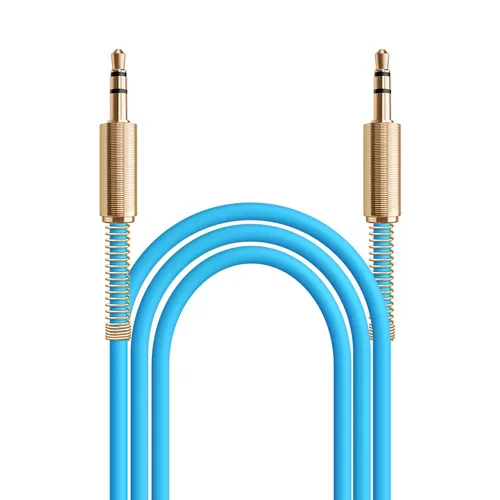 Vista 11 de JacobsParts Paquete de 2 cables auxiliares de 0.138 in 1/8 pulgadas macho a macho estéreo cable de audio auxiliar (negro)
