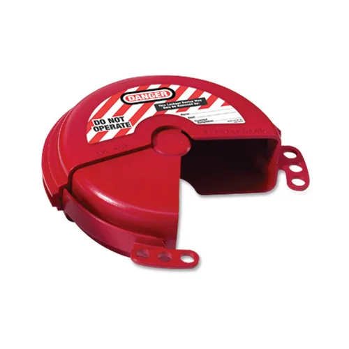Vista 3 de Master Lock reja giratoria para cierre de válvulas, Rojo, 1