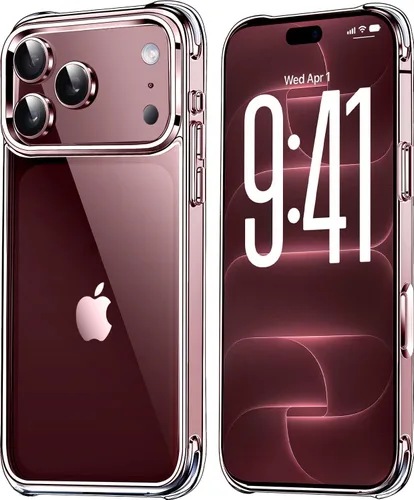 Vista 3 de Mkeke – Funda transparente para iPhone 11, antiamarilleo y con protección contra caídas de grado militar. Funda protectora transparente