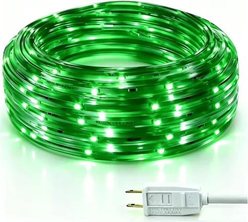 Vista 12 de Guirnalda de luces LED, 5 metros, tira de luces impermeable y conectable, 3000K blanco suave, iluminación de ambiente para interiores y exteriores
