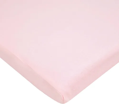 Vista 18 de American Baby Company Sábana bajera ajustable de 15 x 33 pulgadas, 100% algodón natural, suave y transpirable, para niños y niñas Azul bebé