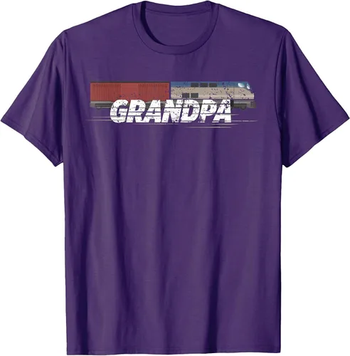 Vista 78 de RC Model Train Shirt Grandpa Train Boxcar HO Scale T-Shirt Negro
