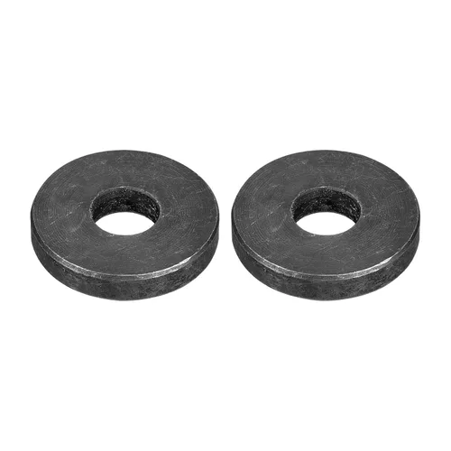 Vista 8 de Uxcell Arandela plana de acero al carbono para pernos M8, 10 piezas M8 x 16 x 1.5mm, aleación de acero negro oxidado de grado 8.8, sujetadores