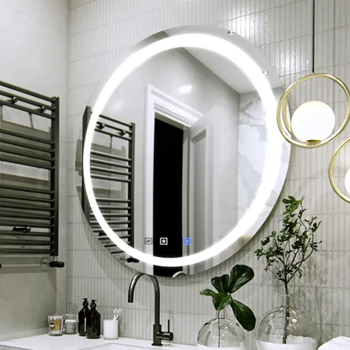 Vista 18 de Espejo LED de longitud completa de 19 x 59 pulgadas para baño con 3 modos de color, atenuador táctil, tocador iluminado de pie o montaje en pared
