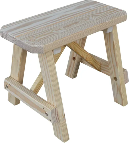 Vista 26 de Furniture Barn USA Pine - Banco tradicional de 2 pies, color negro