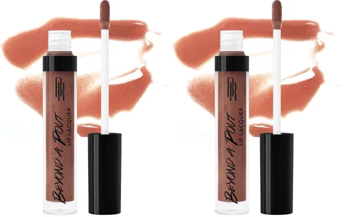 Vista 16 de Black Radiance Beyond A Pout Lip Lacquer Lip Gloss, Cajun Spice