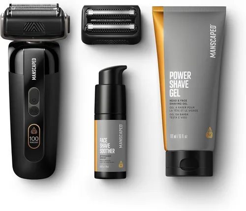 Vista 8 de MANSCAPED® The Chairman™ PRO - Hoja de Repuesto SkinSafe® de Lámina para Hombres - Recortadora de Lámina de Cuatro Hojas de Acero Inoxidable