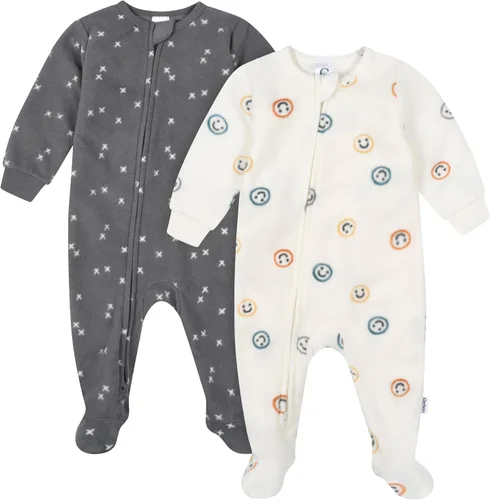 Vista 12 de Gerber Paquete de 2 pijamas de forro polar resistentes al fuego para bebés niños