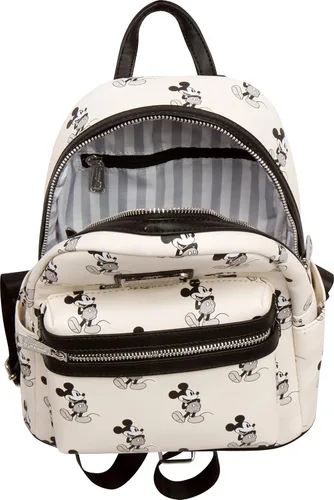 Vista 6 de Loungefly Disney Mickey Mouse Mini Mochila Multi Bolsillo