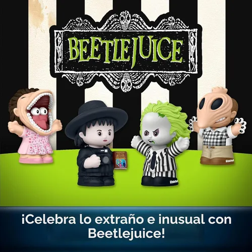 Vista 2 de Little People COLLECTOR Beetlejuice, juego de 4 figuras