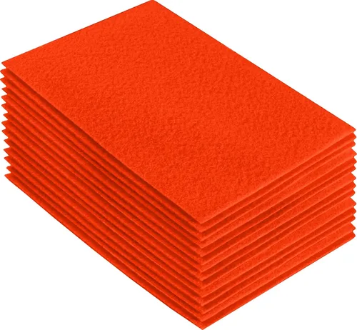 Vista 83 de FabricLA Hojas de fieltro acrílico para manualidades, cuadrados de fieltro precortados suaves de 4 x 4 pulgadas (3.9 in x 3.9 in), utiliza hojas