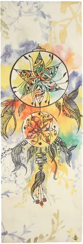 Vista 14 de Shakti Warrior Tapete de yoga TPE - Diseñado por artistas, esterillas premium ecológicas, antideslizantes, no tóxicas, ideales para yoga regular