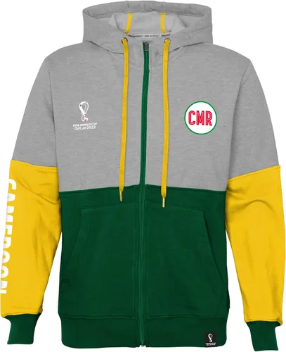 Vista 22 de Outerstuff Sudadera internacional de fútbol para hombre Copa Mundial de la FIFA Panel de contraste de país con capucha de forro polar