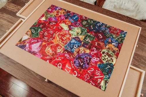 Vista 5 de Toynk Dice, Dice, Baby! Rompecabezas de 1000 piezas para adultos y niños, juego de mesa interactivo para el cerebro, juguetes educativos