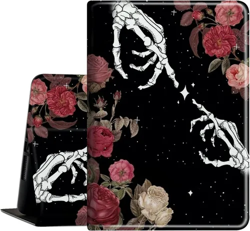 Vista 26 de Funda para tablet Kindle Fire HD 8 y 8 Plus (12ª generación 2022), funda delgada de piel sintética con función de encendido automático para tableta