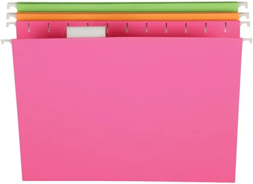 Vista 2 de Pendaflex - Carpetas colgantes con brillo, tamaño carta, surtidas, paquete de 12 (81670)