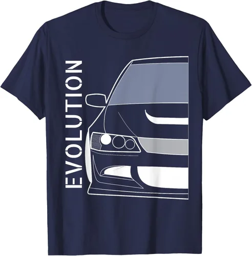 Vista 75 de Camiseta Evo 8 Design Turbo JDM Classic Legends, Negro, S