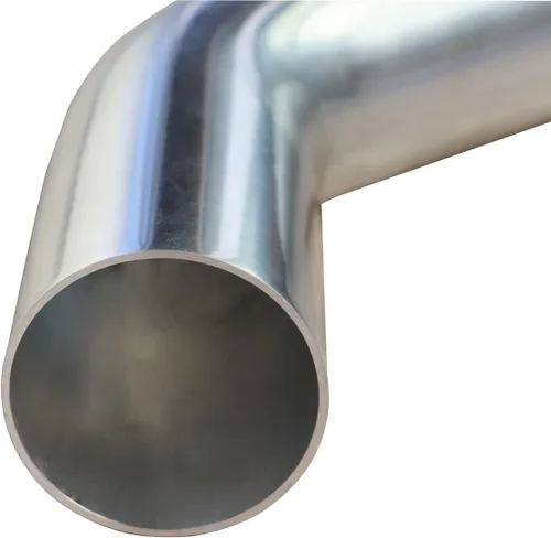 Vista 6 de 1" (25mm) OD 45 Grados Tubo de Codo de Aluminio, Tubo Intercooler, Tubo de Toma de Aire, Radio 1.5D, Tubo de Aleación de Aluminio, Alto Pulido