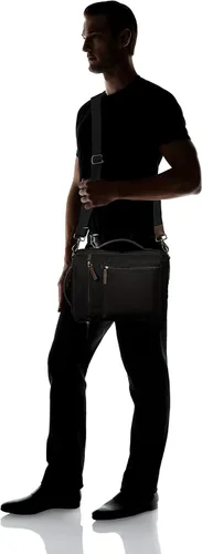 Vista 4 de Fossil Buckner - Mochila convertible y maletín para hombre Negro S