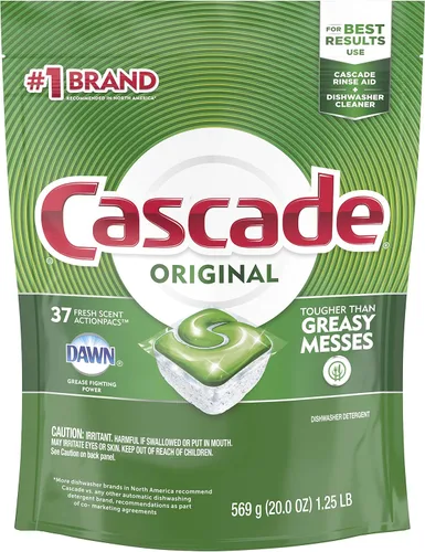 Vista 8 de Cascade 97726PK ActionPacs, aroma fresco, bolsa de 34.5 onzas, 62/bolsa