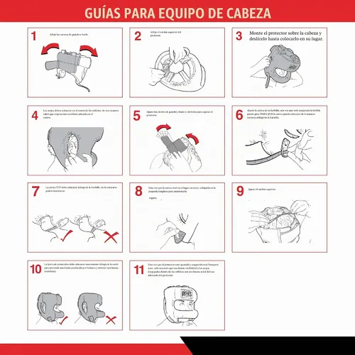 Vista 8 de CLETO REYES Casco de boxeo con protección para las mejillas para hombres y mujeres, protector de cabeza protector de la cara, para sparring y pelea