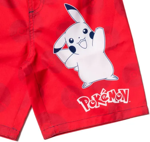 Vista 3 de Pokemon Pikachu Charmander Ivysaur Wartortle - Traje de baño para niños pequeños a grandes
