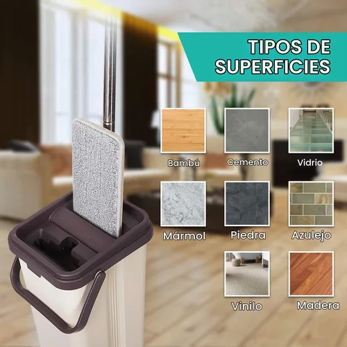 Vista 5 de Cabezales de repuesto de mopa de microfibra a prueba de balas, almohadillas lavables para limpieza de suelos compatibles con Tethys y la mayoría