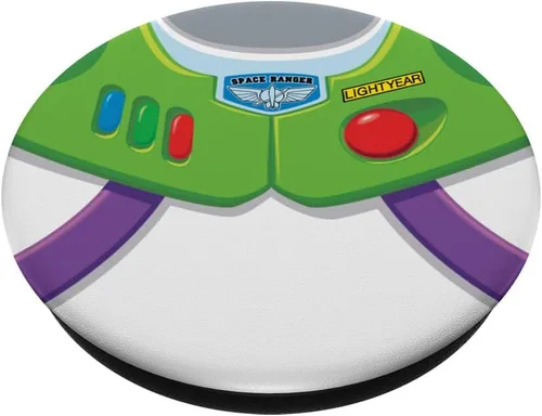Vista 2 de Disney and Pixar Toy Story 4 Buzz Lightyear Suit - PopSockets agarre y soporte para teléfonos y tabletas, Negro