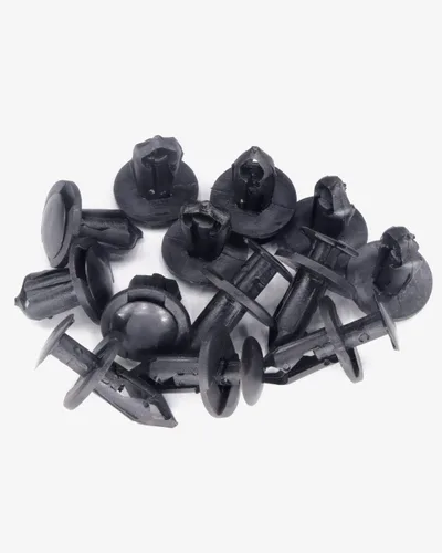 Vista 7 de Lantee Clips de coche – 10 piezas universales de nailon plástico remache clips de sujeción de 0.315 in