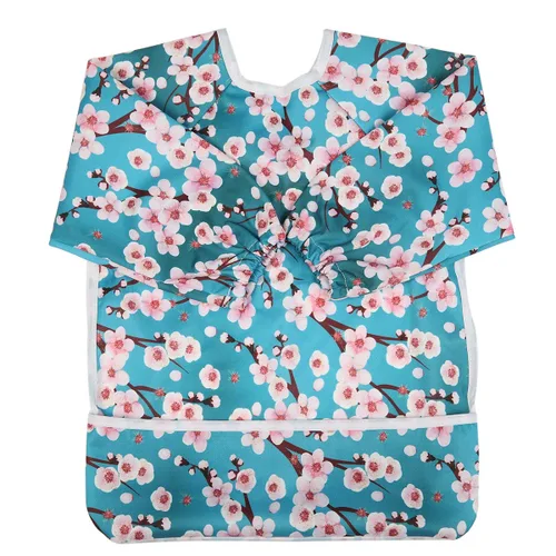 Vista 23 de Babero Camisa de manga larga con bolsillo para bebés de 1 a 3 años (Animal Forest)