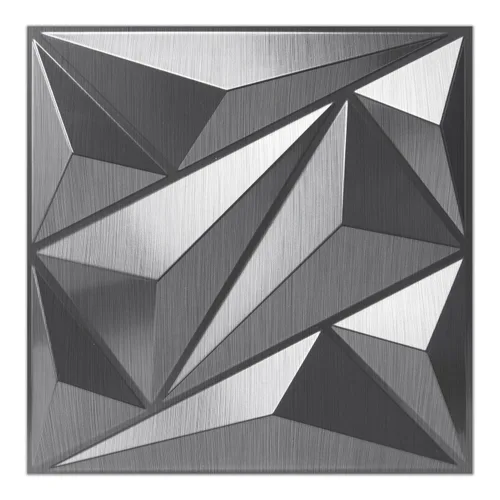 Vista 17 de Art3dwallpanels Paquete de 20 paneles de pared 3D para decoración de pared interior, 12 x 12 pulgadas, paneles de diamante blanco para sala