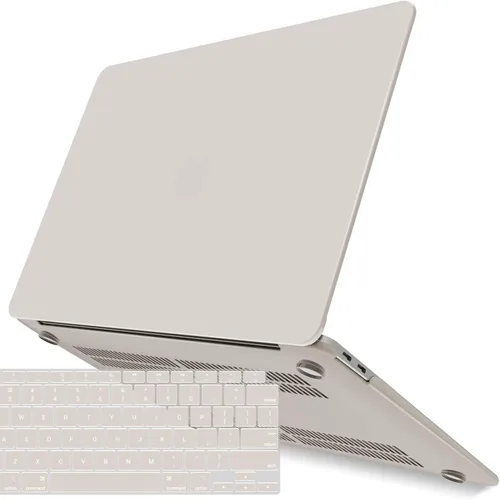 Vista 21 de IBENZER Compatible con Nuevo MacBook Air de 13 pulgadas Funda 2022 2021 2020 M1 A2337 A2179 A1932, Carcasa Rígida de Plástico con Cubierta de azul