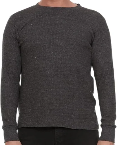 Vista 12 de JMR Camisa Térmica de Punto Gofre Pesado para Hombre - 100% Algodón Manga Larga - Usar como Capa Base o Independiente - Cálida y Transpirable Negro
