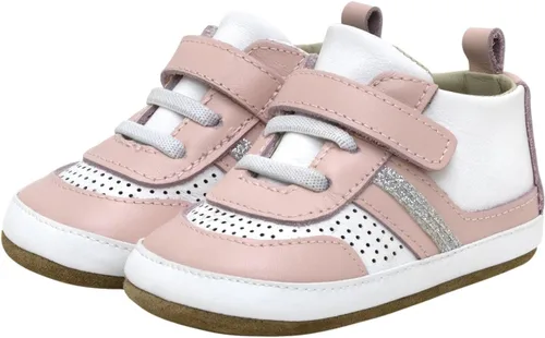 Vista 18 de Robeez First Kicks - Zapatos y tenis unisex para bebés y niños pequeños Cuero Addie Taupe
