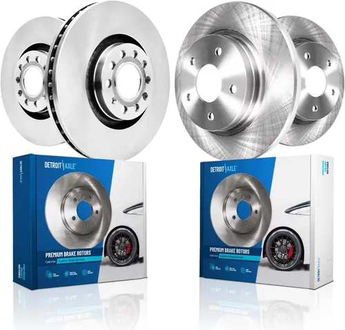 Vista 26 de Detroit Axle - Rotores de freno delanteros para Lexus GS350 GS430 GS450h GS460 IS200t IS250 IS300 IS350 Reemplazo de rotores de freno perforados