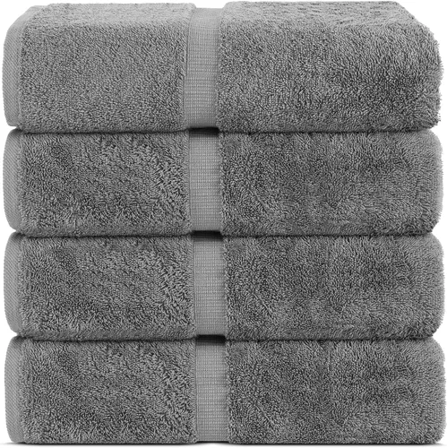Vista 18 de Chakir Turkish Linens Toallas turcas de alta calidad 100% algodón para baño, toallas de baño grandes de 30 x 60 pulgadas (4 piezas, aguamarina)