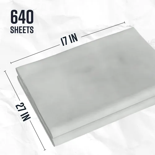 Vista 5 de Bryco Goods Hojas de papel de embalaje para mudanzas, 640 hojas, 27 x 17 pulgadas, 20 libras, fabricadas en Estados Unidos, papel de periódico