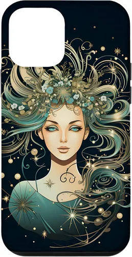 Vista 16 de Virgo Zodiac Sign Horoscope Galaxy Stars Case for iPhone 17