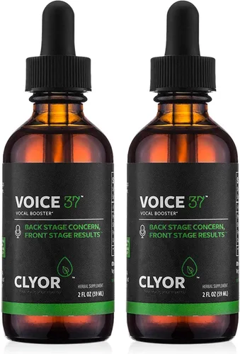 Vista 10 de Voice37 - Remedio para la Voz del Cantante - Fórmula Herbal Natural de Potenciador Vocal para Lubricar, Calmar y Aliviar la Ronquera, la Garganta