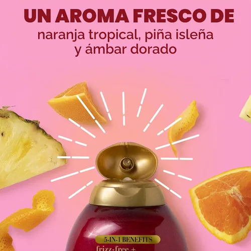 Vista 5 de OGX Acondicionador de aceite suavizante sin encrespamiento + queratina, 25.4 onzas líquidas