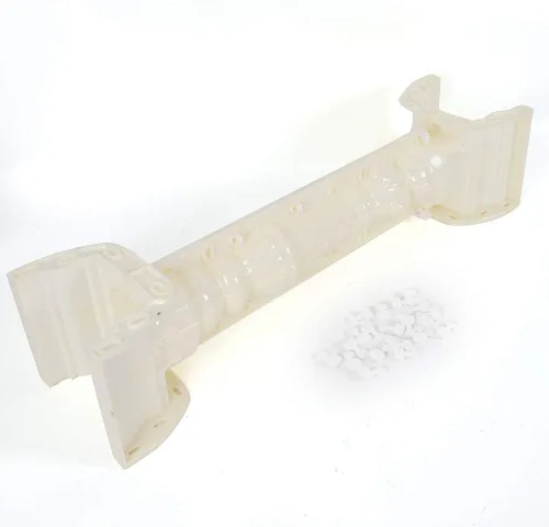 Vista 5 de Moldes de hormigón Juego de moldes de cemento para balaustradas de bricolaje, yeso de hormigón, cemento, barandilla de plástico, molde de columna