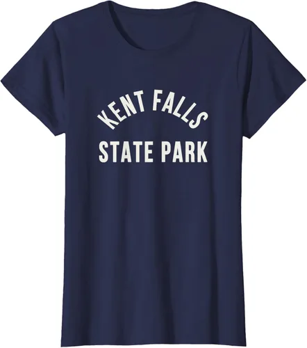 Vista 34 de Kent Falls State Park Connecticut Arch CT Camiseta, Azul