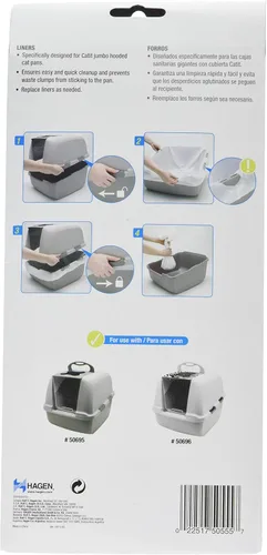 Vista 3 de Catit Forro de repuesto para bandeja de arena Catit Jumbo con capucha para gatos