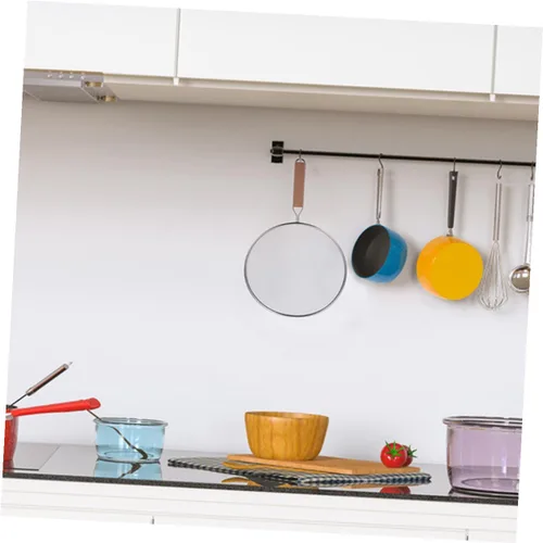 Vista 8 de 3 Pcs Stainless Steel Splatter Screen Oil Guard for Kitchen