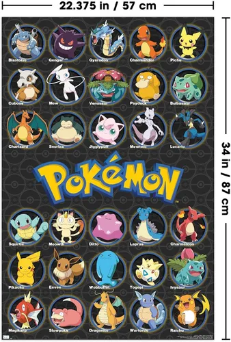 Vista 3 de Trends International Pokémon - El favorito de todos los tiempos - Póster de pared