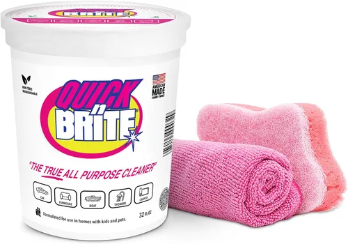 Vista 11 de Quick 'n Brite Pasta de limpieza multiusos, verdadero limpiador multiusos, concentrado, 12 onzas