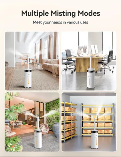 Vista 7 de VAGKRI Humidificadores para Habitación Grande, Humidificador Ultrasónico de Niebla Fría de 18L para el Hogar de 2000 pies cuadrados, 5 Niveles