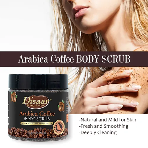 Vista 8 de DISAAR BEAUTY Arabica Coffee Body Scrub Eliminar La Suciedad Envejecimiento Cutículas Reducir La Celulitis Refinar Poros Nutre Hidratar La Piel 6.8