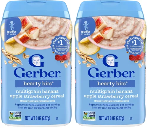 Vista 19 de Gerber Cereal de avena con plátano y fresa, 8 onzas, paquete de 5