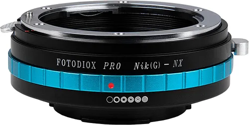 Vista 5 de Fotodiox Adaptador de montaje de lente, M39 (montaje de rosca Leica de 1.535 in x1) para cámaras sin espejo Samsung NX Mount